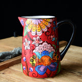 American country hand-painted jug