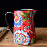 American country hand-painted jug