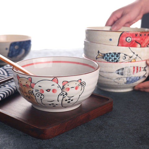 FANCITY Japanese underglaze bowl