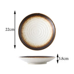 FANCITY Deep round plate