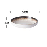 FANCITY Deep round plate