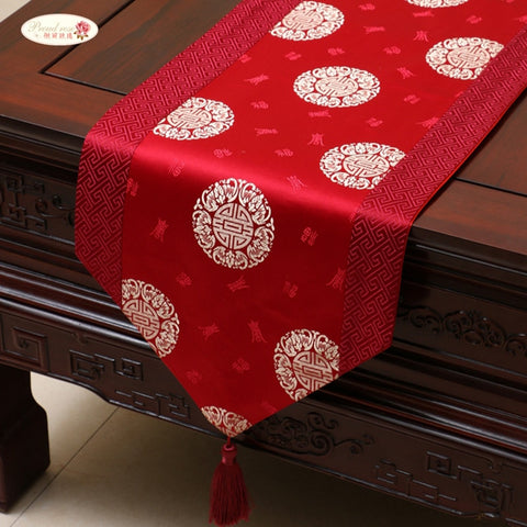 Chinese Style Satins Table Runner