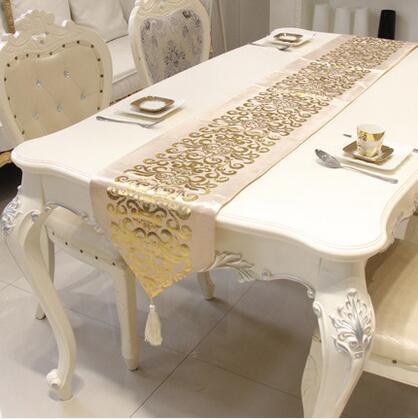 Luxury Velvet Gilded Table Runner