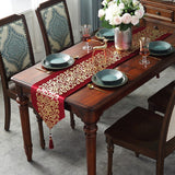 Luxury Velvet Gilded Table Runner