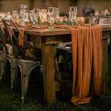 decoration rust table runner