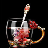 Butterfly Love Flower Tea Cup