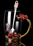 Butterfly Love Flower Tea Cup