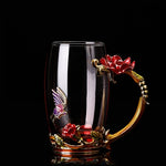 Butterfly Love Flower Tea Cup