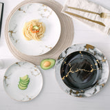 Nordic Marble Dinner Plate